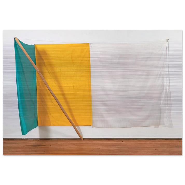 PILOT JAMMER 1975 - Robert Rauschenberg Brushed Aluminum Print - 70x100 cm / 28x40 inches | Robert Rauschenberg Aluminum Print | Robert Rauschenberg Prints