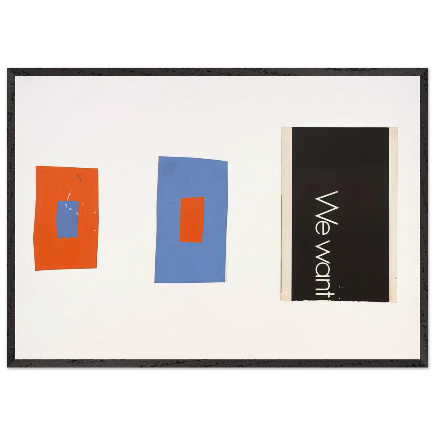 Tablet 105 - Ellsworth Kelly Framed Art Print – Black Wooden Frame - Default Title - -Framed Art Print