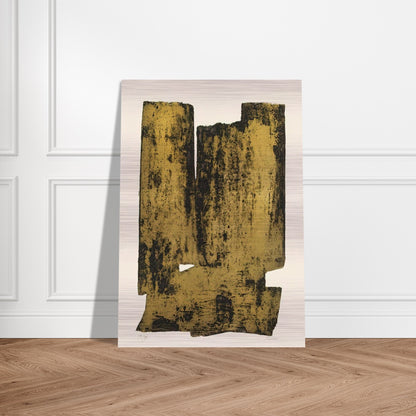 Eau forte XII - 1957 - Pierre Soulages Brushed Aluminum Print - 70x100 cm / 28x40 inches | Pierre Soulages Aluminum Print | Pierre Soulages Prints