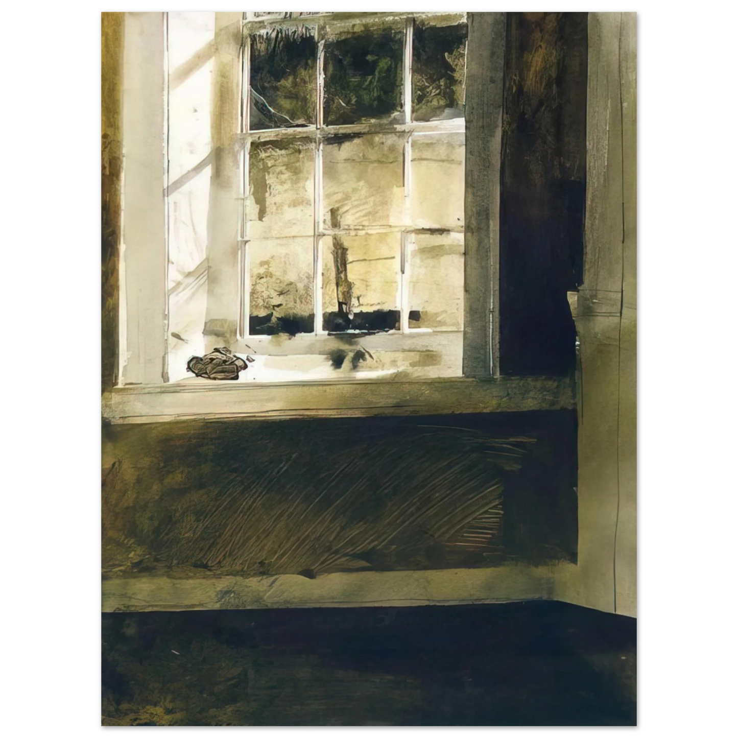 Andrew Wyeth - GROUNDHOG DAY 4 Wall Art - 30x40 cm / 12x16 inches - Fine Art Poster - -