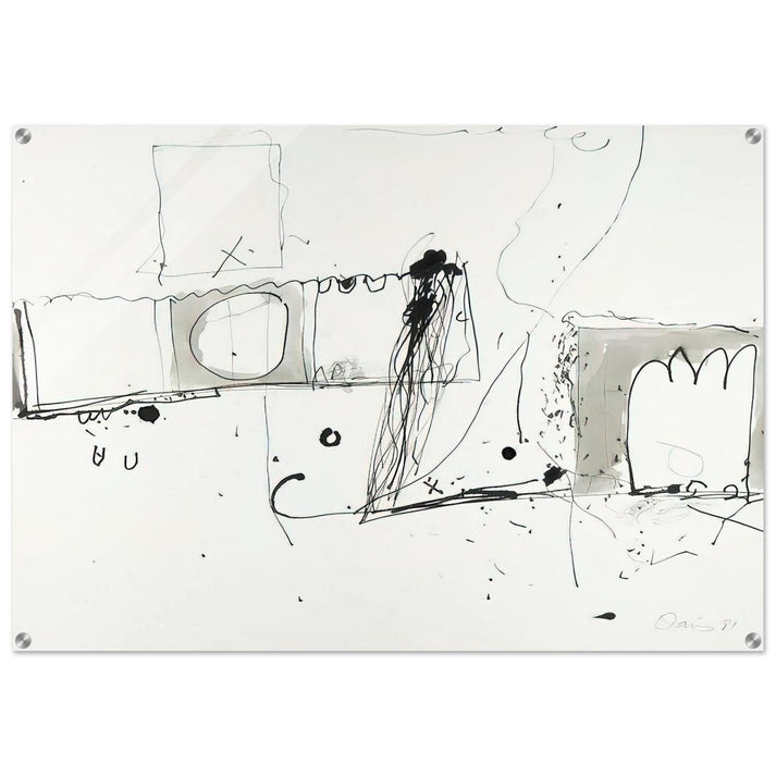 Cross Fire - 1981 - Gene Davis Acrylic Print - 70x100 cm / 28x40″ inches