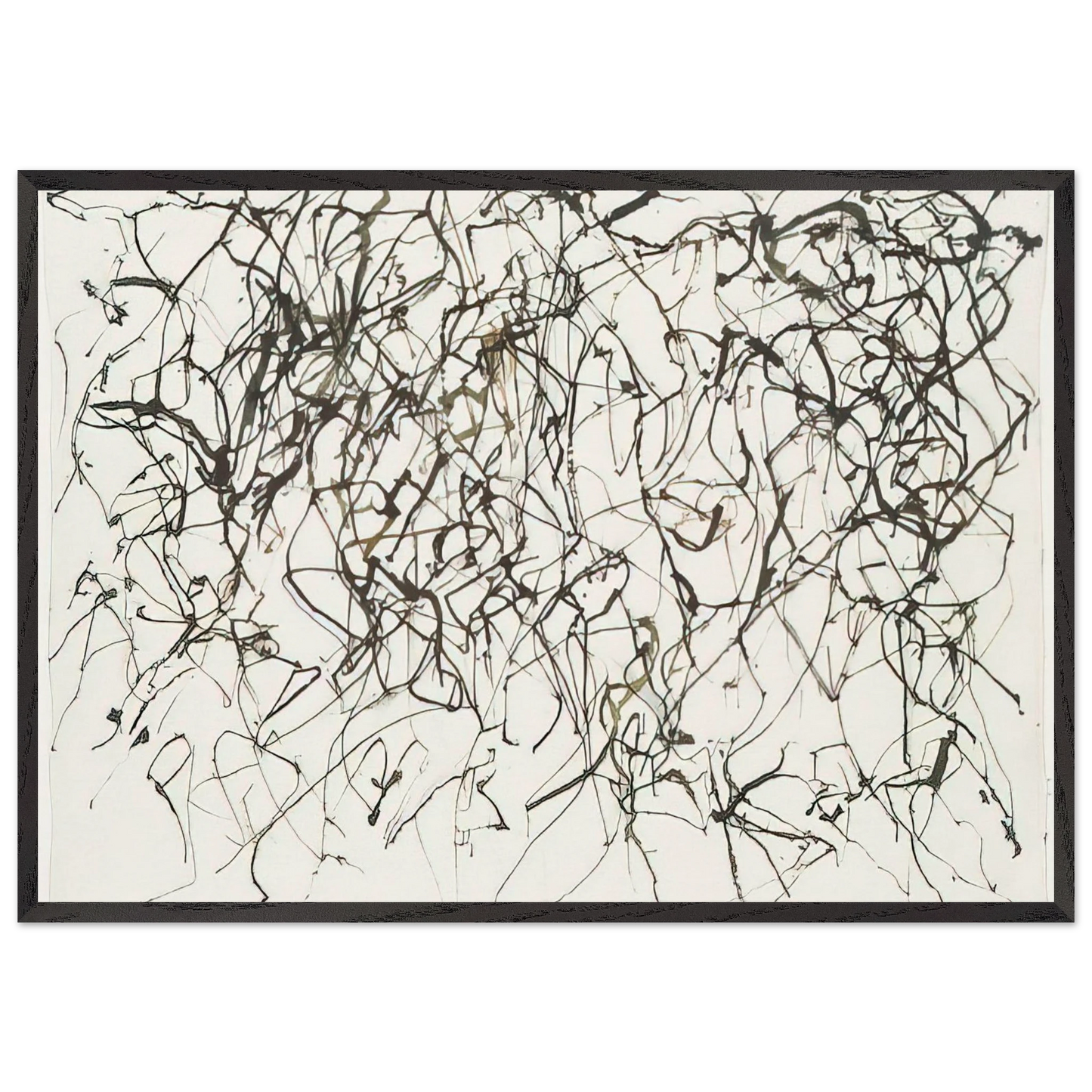 St Barts 10 - 1991 - Brice Marden Framed Art Print – Black Wooden Frame - Default Title - -Framed Art Print