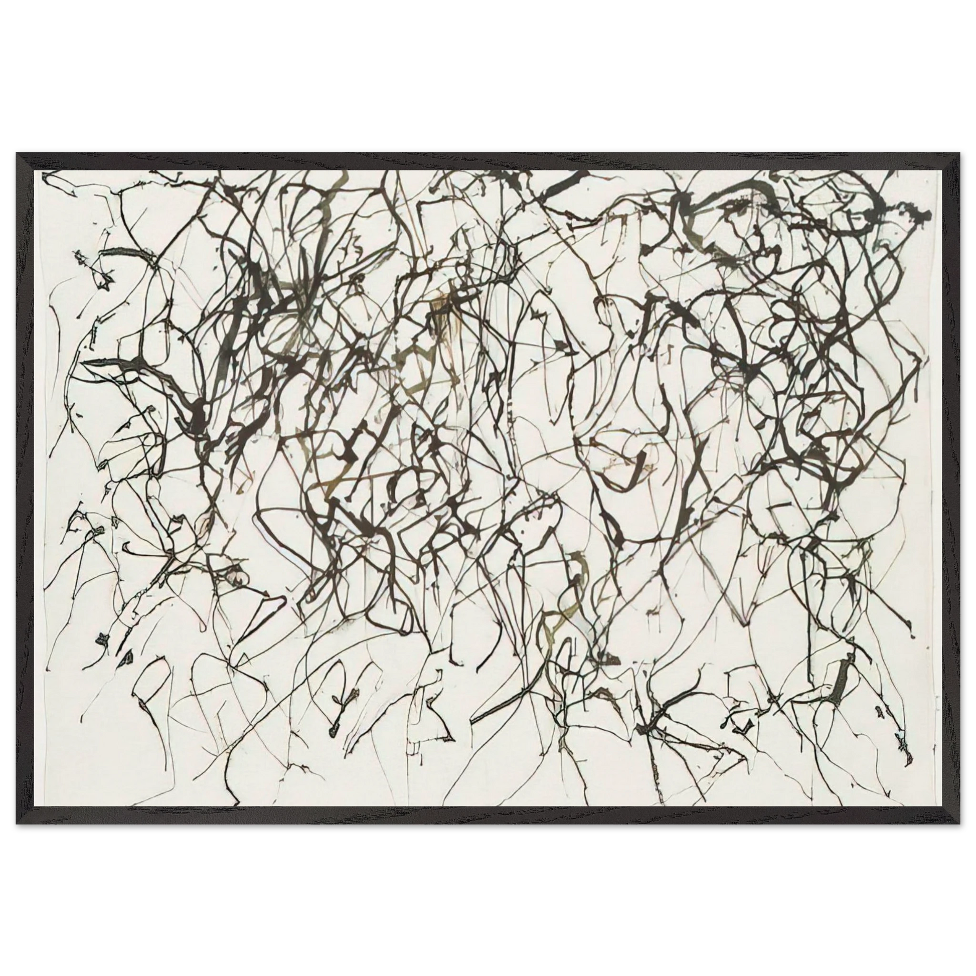 St Barts 10 - 1991 - Brice Marden Framed Art Print – Black Wooden Frame - Default Title - -Framed Art Print