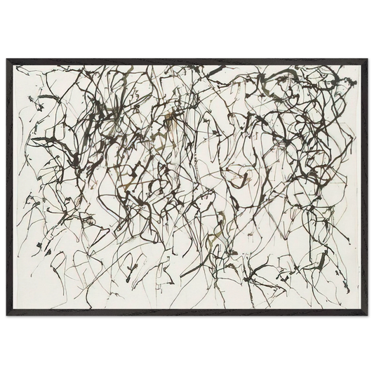 St Barts 10 - 1991 - Brice Marden Framed Art Print – Black Wooden Frame - Default Title - -Framed Art Print
