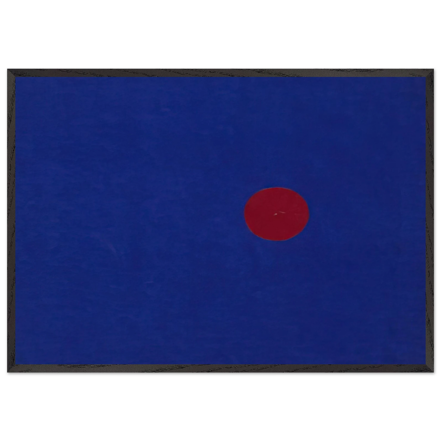 Red and Blue from the series Line Form Color - Ellsworth Kelly Framed Art Print – Black Wooden Frame - Default Title - -Framed Art Print