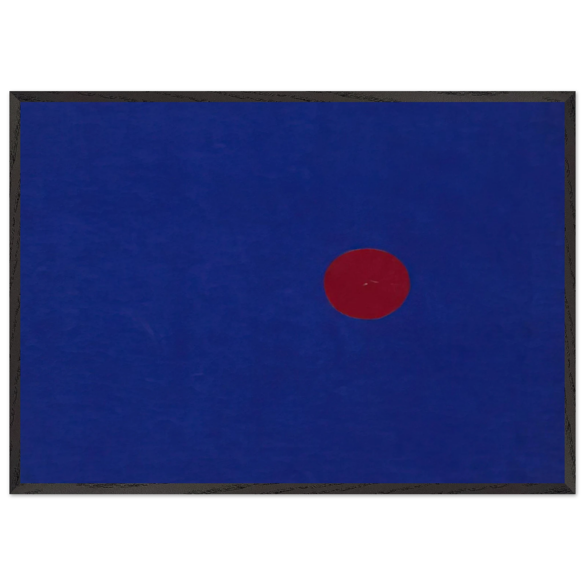 Red and Blue from the series Line Form Color - Ellsworth Kelly Framed Art Print – Black Wooden Frame - Default Title - -Framed Art Print