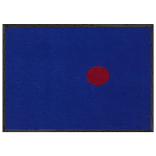 Red and Blue from the series Line Form Color - Ellsworth Kelly Framed Art Print – Black Wooden Frame - Default Title - -Framed Art Print