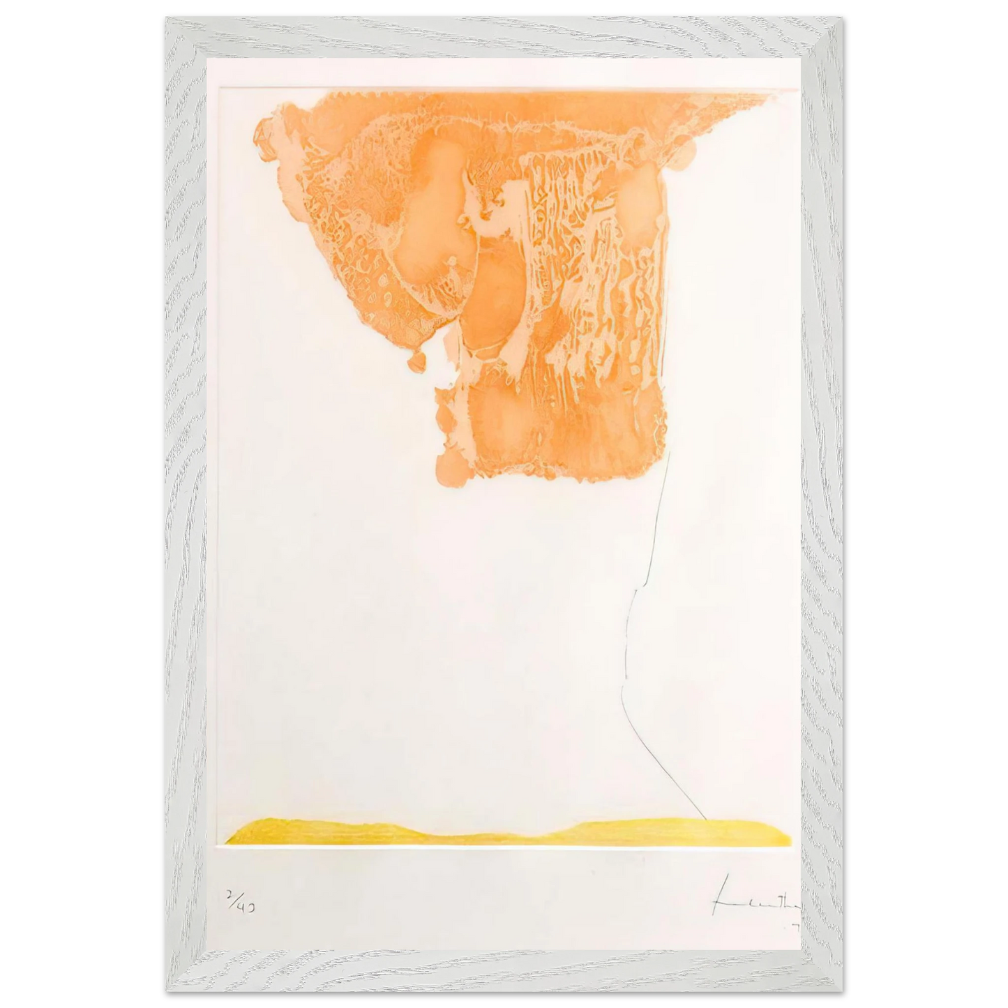 Helen Frankenthaler - Pranzo Italiano - 1973 Wall art - 27x35 cm / 11x14 inches - Fine Art Poster - -