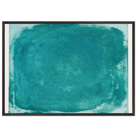 UNTITLED 1992 - Gotthard Graubner Framed Art Print – Black Wooden Frame - Default Title - -Framed Art Print