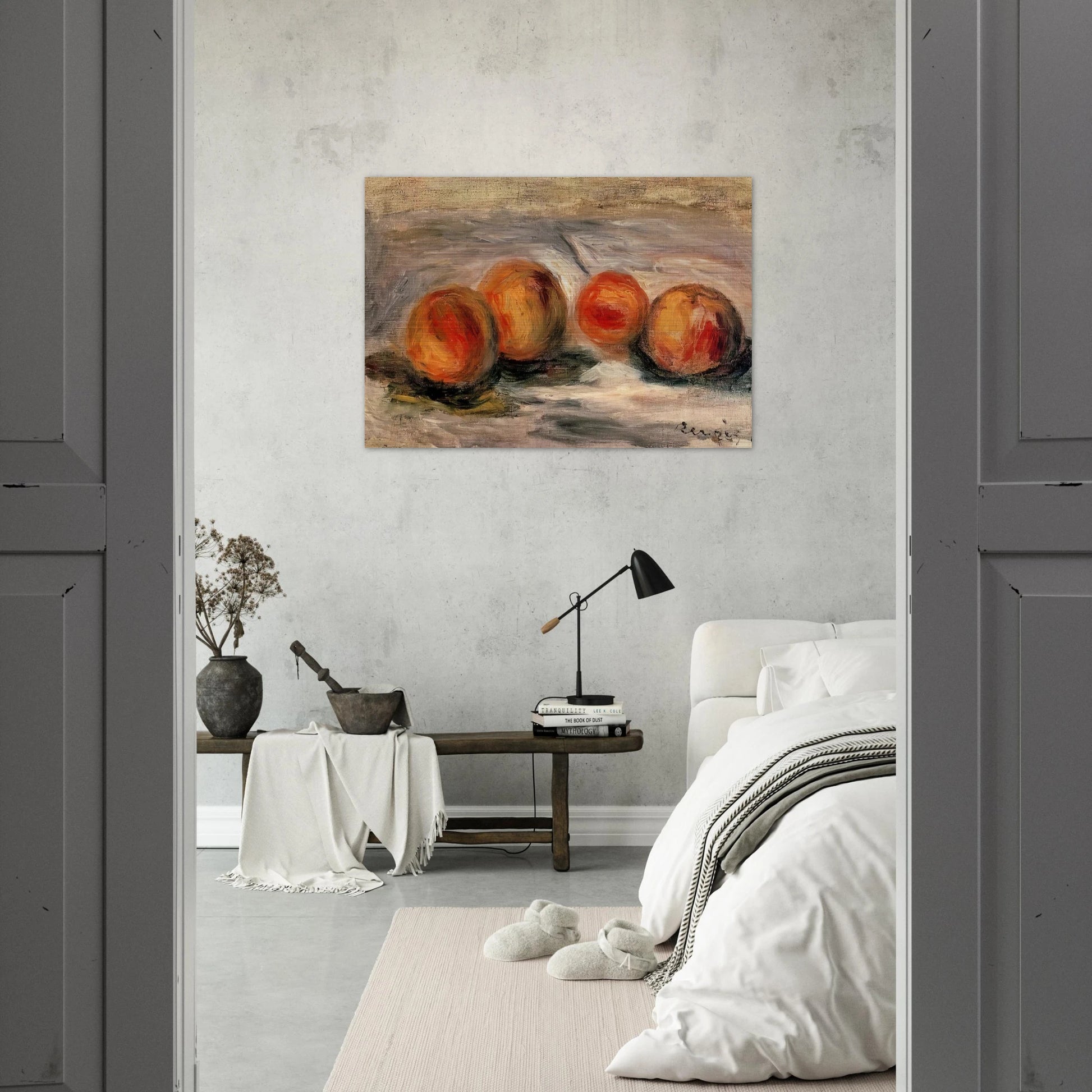 Peaches - Pierre-Auguste Renoir Brushed Aluminum Print - 70x100 cm / 28x40 inches | Pierre-Auguste Renoir Aluminum Print | Pierre-Auguste Renoir Prints