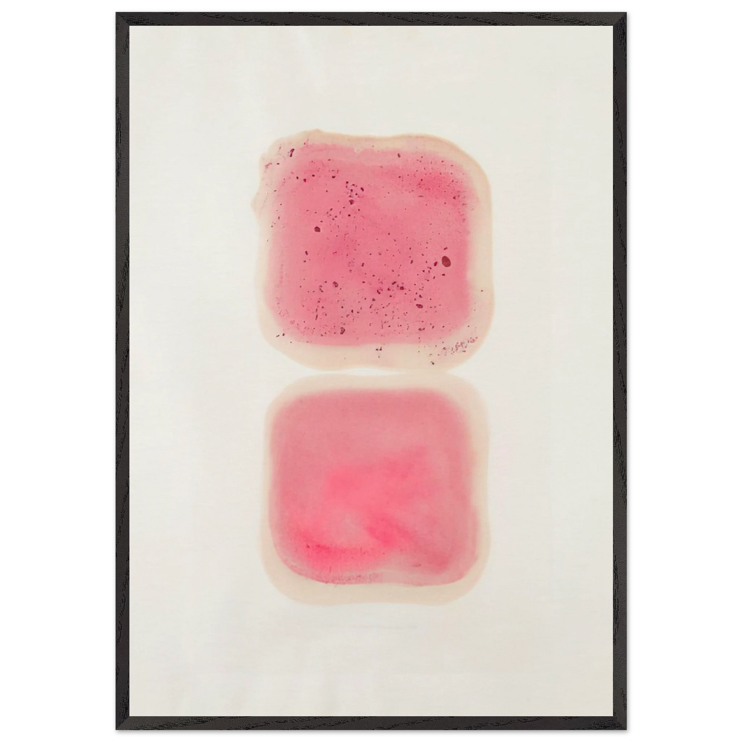 UNTITLED 1964 1 N2 - Gotthard Graubner Framed Art Print – Black Wooden Frame - Default Title - -Framed Art Print