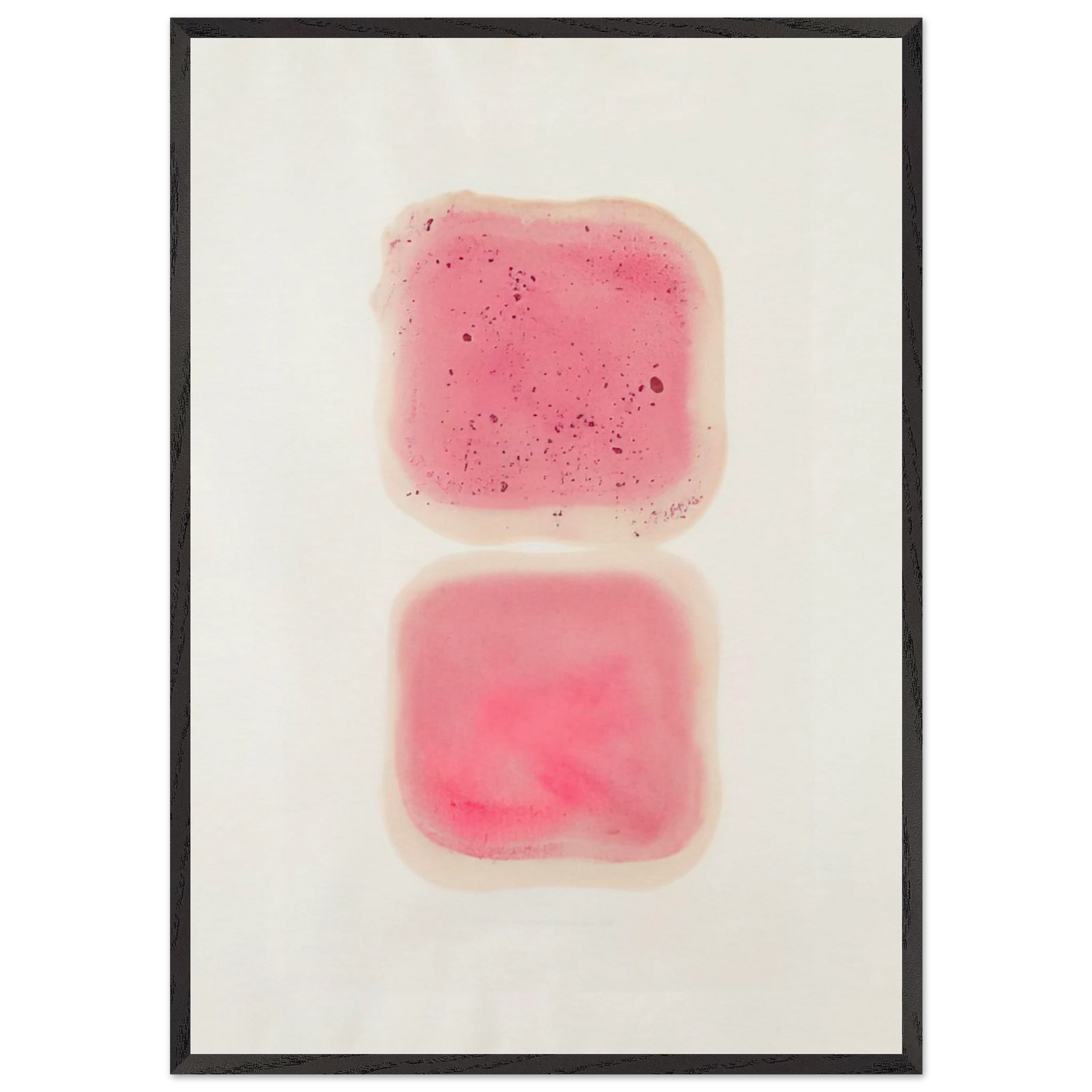 UNTITLED 1964 1 N2 - Gotthard Graubner Framed Art Print – Black Wooden Frame - Default Title - -Framed Art Print