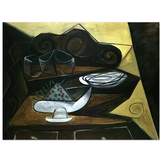 Pablo Picasso - The Buffet  Catalan  Fine Art Poster - Default Title