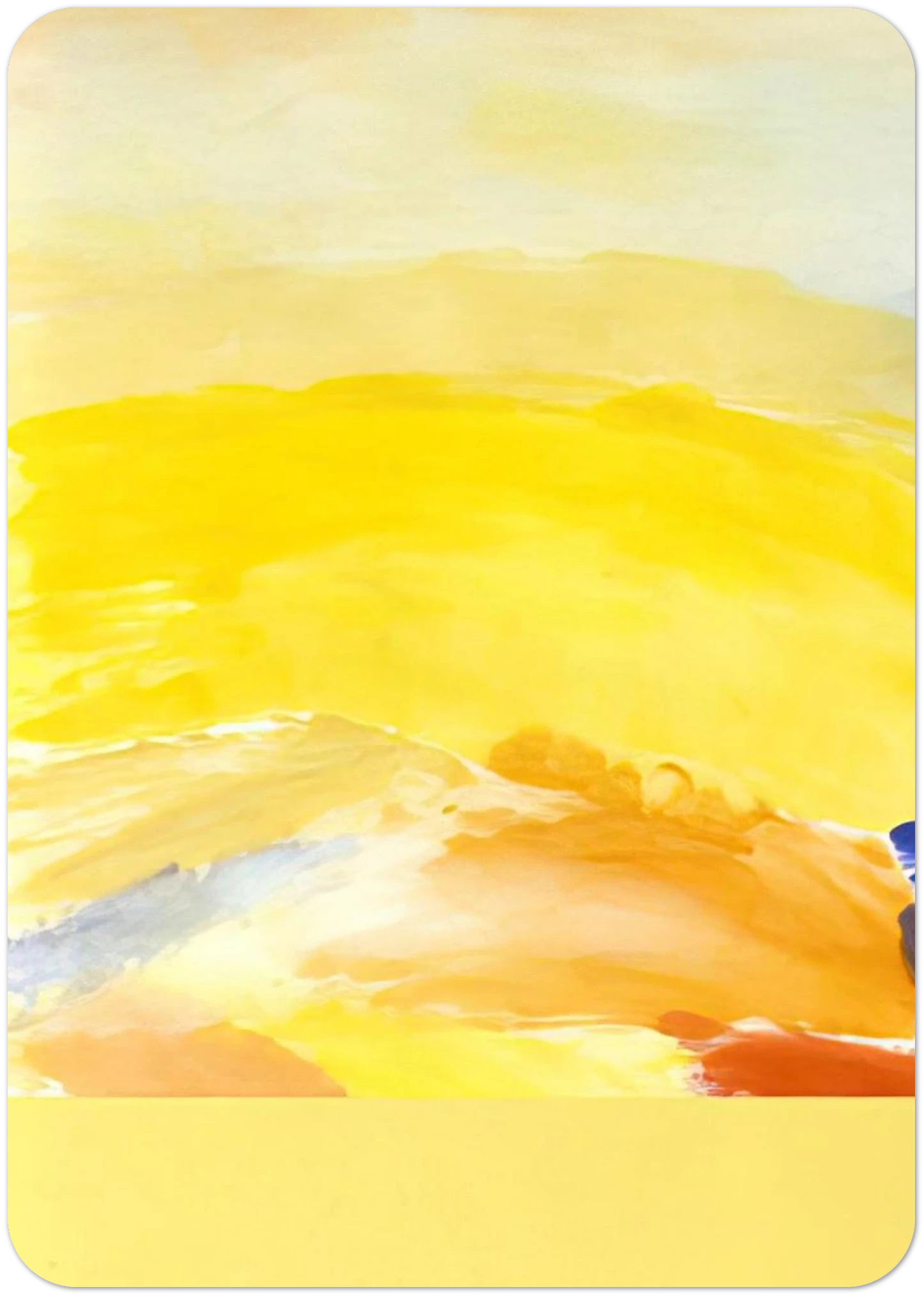 Light in Your Eyes - 2000 By Ronnie Landfield Pack of 10 Post Cards | Ronnie Landfield Post Cards | A6 (10.5 x 14.8 cm) - 4.1 x 5.8 inches