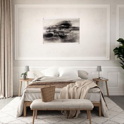 UNTITLED 1966 1 - Lee Bontecou Acrylic Print - 70x100 cm / 28x40″ inches | Lee Bontecou Wall Art | Lee Bontecou Prints