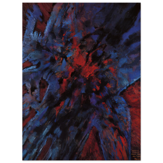 Alfred Manessier - Hommage à Martin Luther King - 1968 Fine Art Poster - Default Title