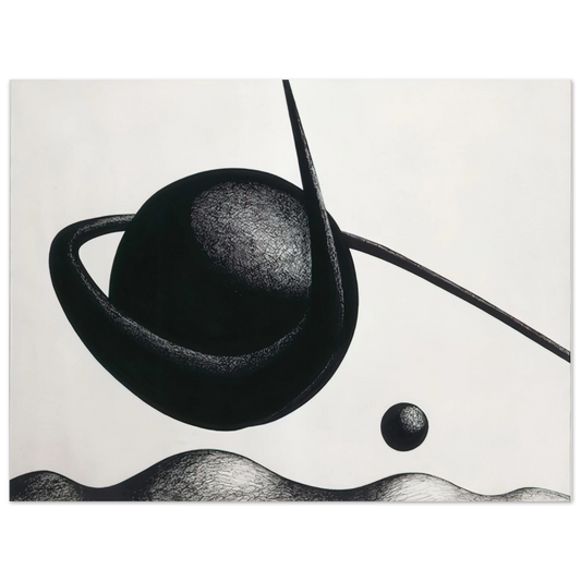 Alexander Calder - THE PLANET 1933 Fine Art Poster - 13x18 cm / 5x7 inches