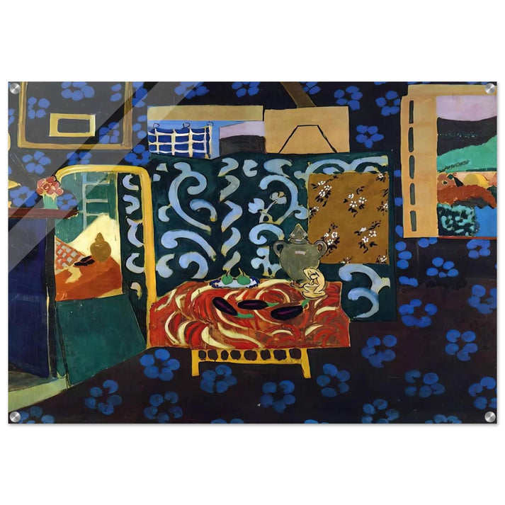 STILL LIFE WITH AUBERGINES 1911 - Henri Matisse Acrylic Print - 70x100 cm / 28x40″ inches