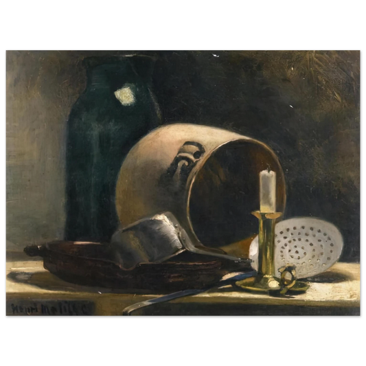 Henri Matisse - STILL LIFE WITH EARTHEN POT 1892 Fine Art Poster - Default Title