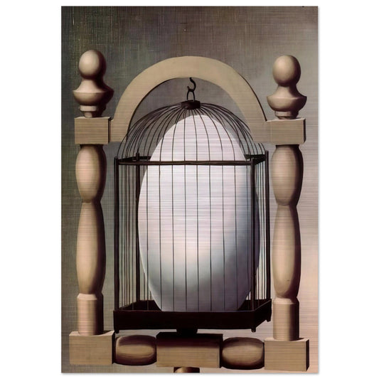 ELECTIVE AFFINITIES 1933 - Rene Magritte Brushed Aluminum Print - 70x100 cm / 28x40 inches | Rene Magritte Aluminum Print | Rene Magritte Prints