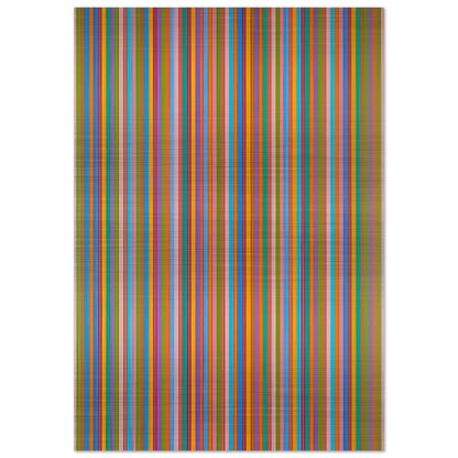 ECCLESIA 1985 - Bridget Riley Brushed Aluminum Print - 70x100 cm / 28x40 inches | Bridget Riley Aluminum Print | Bridget Riley Prints