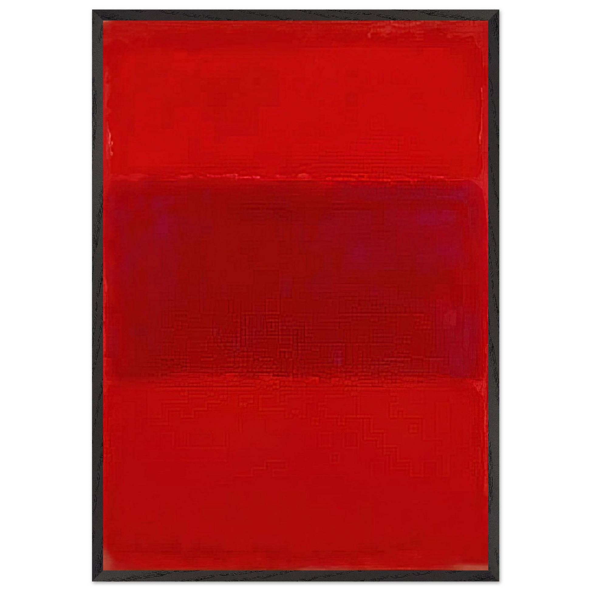 No301 - 1959 - Mark Rothko Framed Art Print – Black Wooden Frame - Default Title - -Framed Art Print