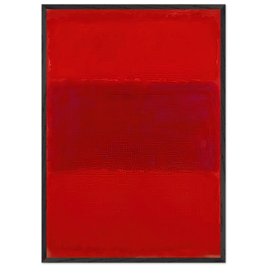 No301 - 1959 - Mark Rothko Framed Art Print – Black Wooden Frame - Default Title - -Framed Art Print
