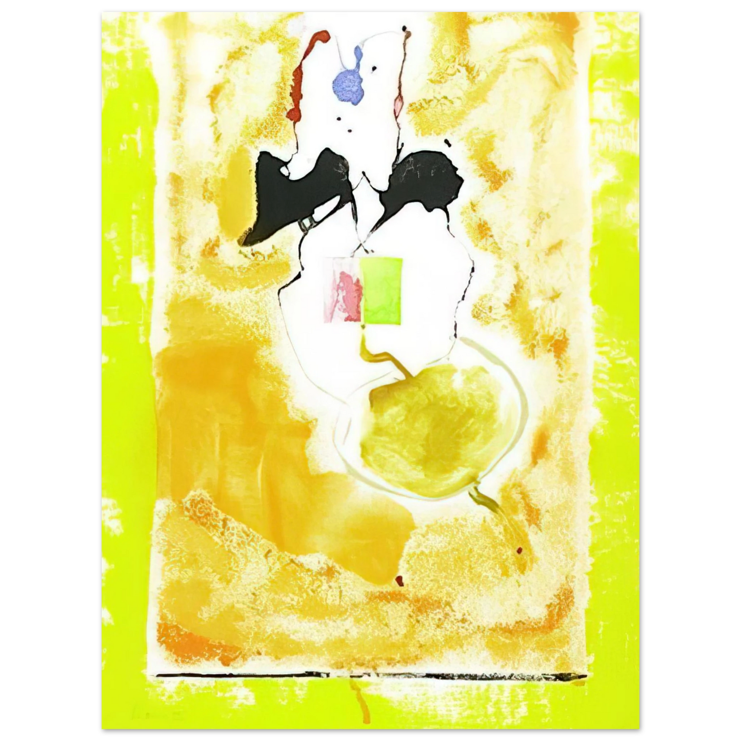 Helen Frankenthaler - Solar Imp - 2001 Wall art - 21x29.7 cm / 8x12" - Fine Art Poster - -
