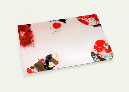 Berlin Red By Sam Francis Pack of 10 Post Cards | Sam Francis Post Cards | A6 (10.5 x 14.8 cm) - 4.1 x 5.8 inches