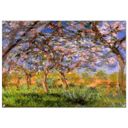 Giverny in Springtime - claude monet Acrylic Print - 70x100 cm / 28x40″ inches | claude monet Wall Art | claude monet Prints