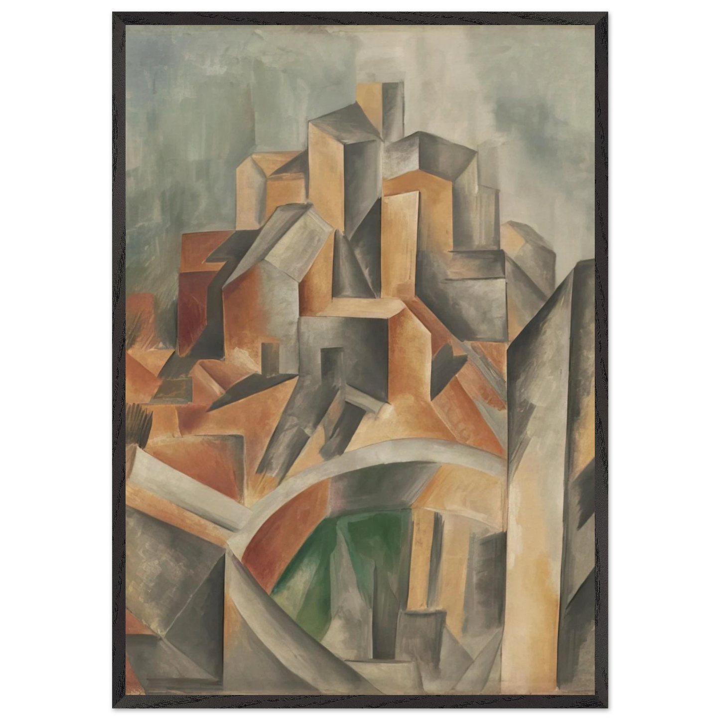 The Reservoir Horta de Ebro - Pablo Picasso Framed Art Print – Black Wooden Frame - Default Title - -Framed Art Print