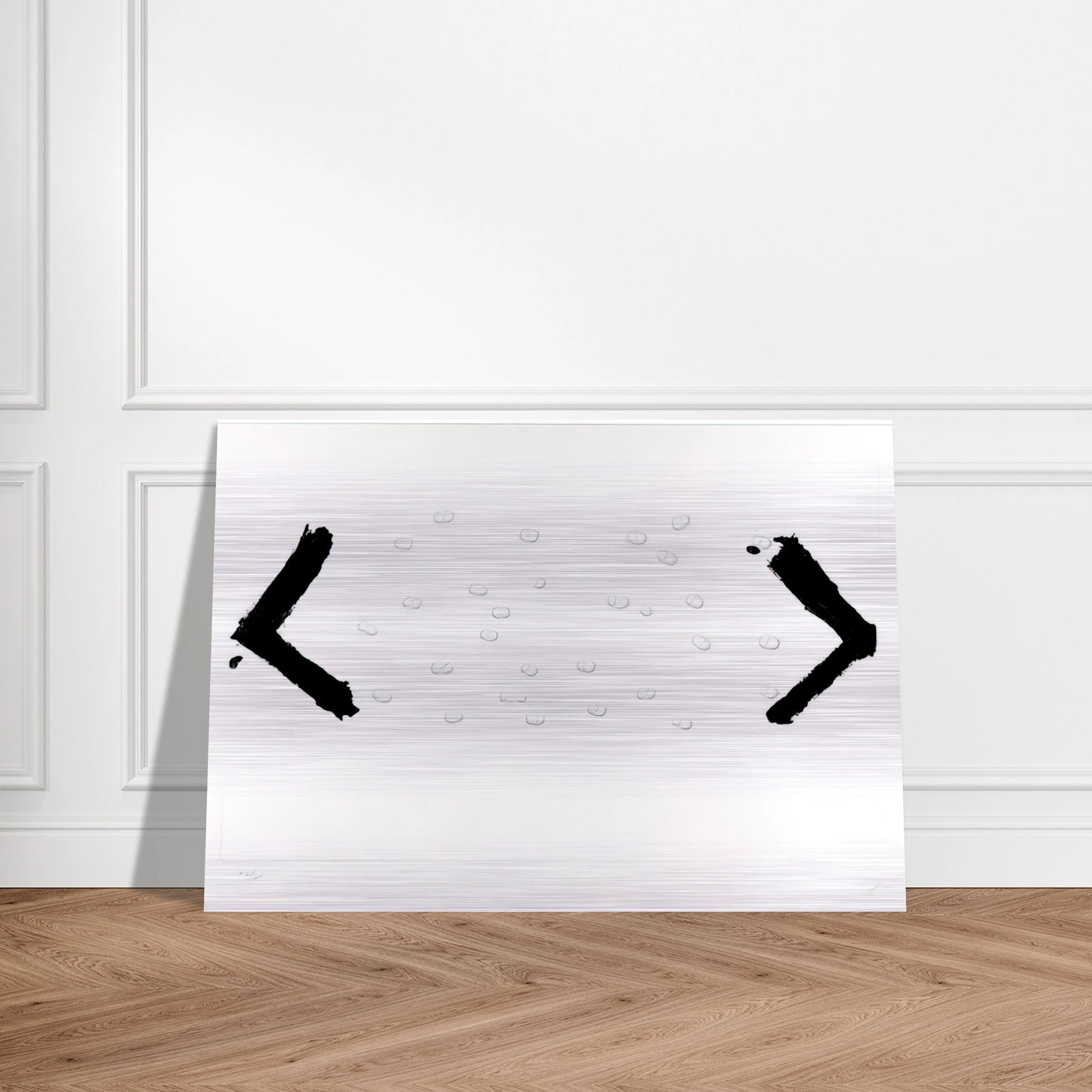 LES HARICOTS 1969 - Antoni Tapies Brushed Aluminum Print - 70x100 cm / 28x40 inches | Antoni Tapies Aluminum Print | Antoni Tapies Prints