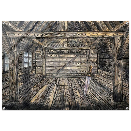 NOTHUNG 1973 - Anselm Kiefer Acrylic Print - 70x100 cm / 28x40″ inches