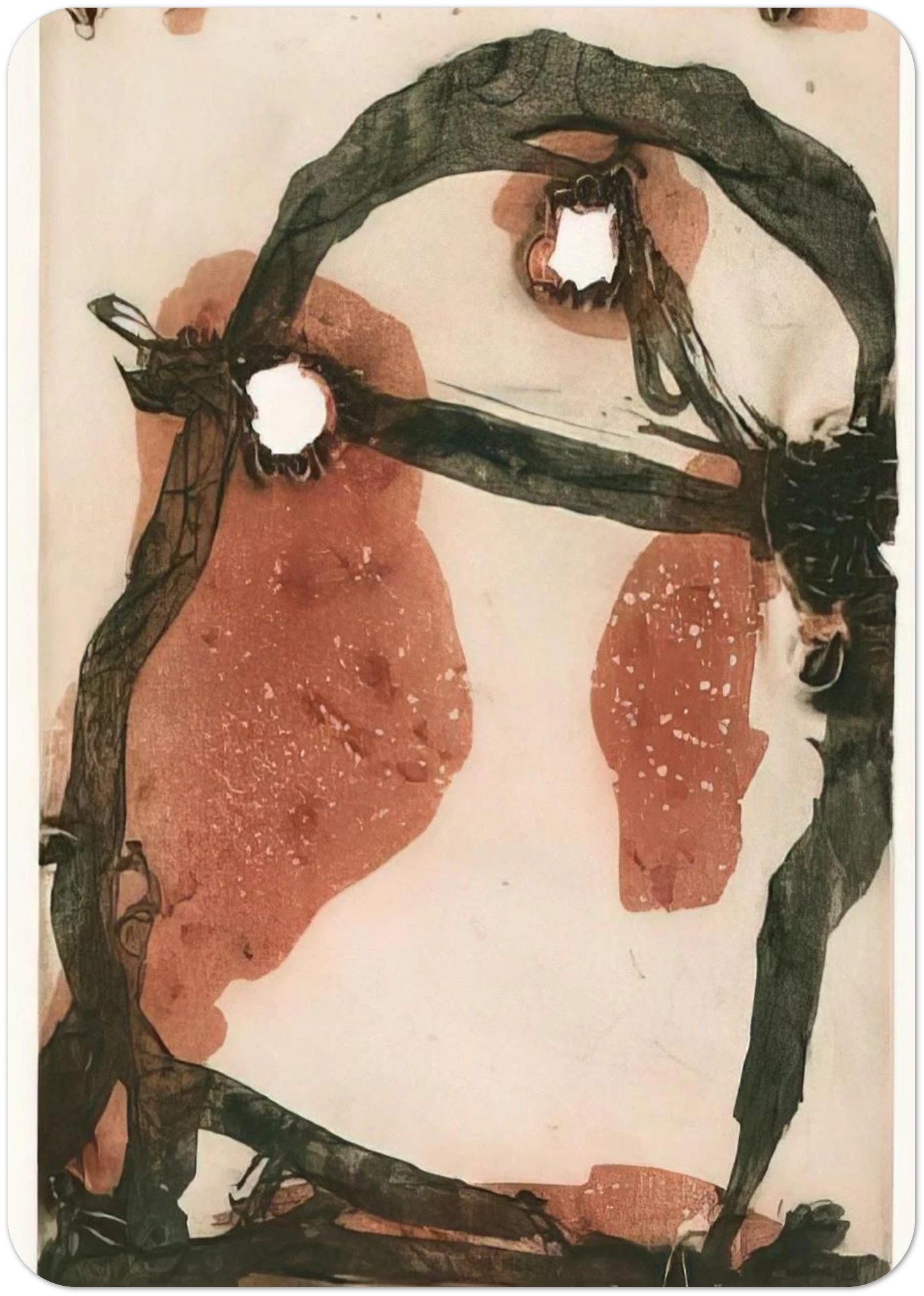 11975 - 1975 By Emil Schumacher Pack of 10 Post Cards | Emil Schumacher Post Cards | A6 (10.5 x 14.8 cm) - 4.1 x 5.8 inches