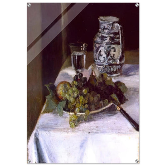 STILL LIFE WITH GRAPES 1896 - Henri Matisse Acrylic Print - 70x100 cm / 28x40″ inches