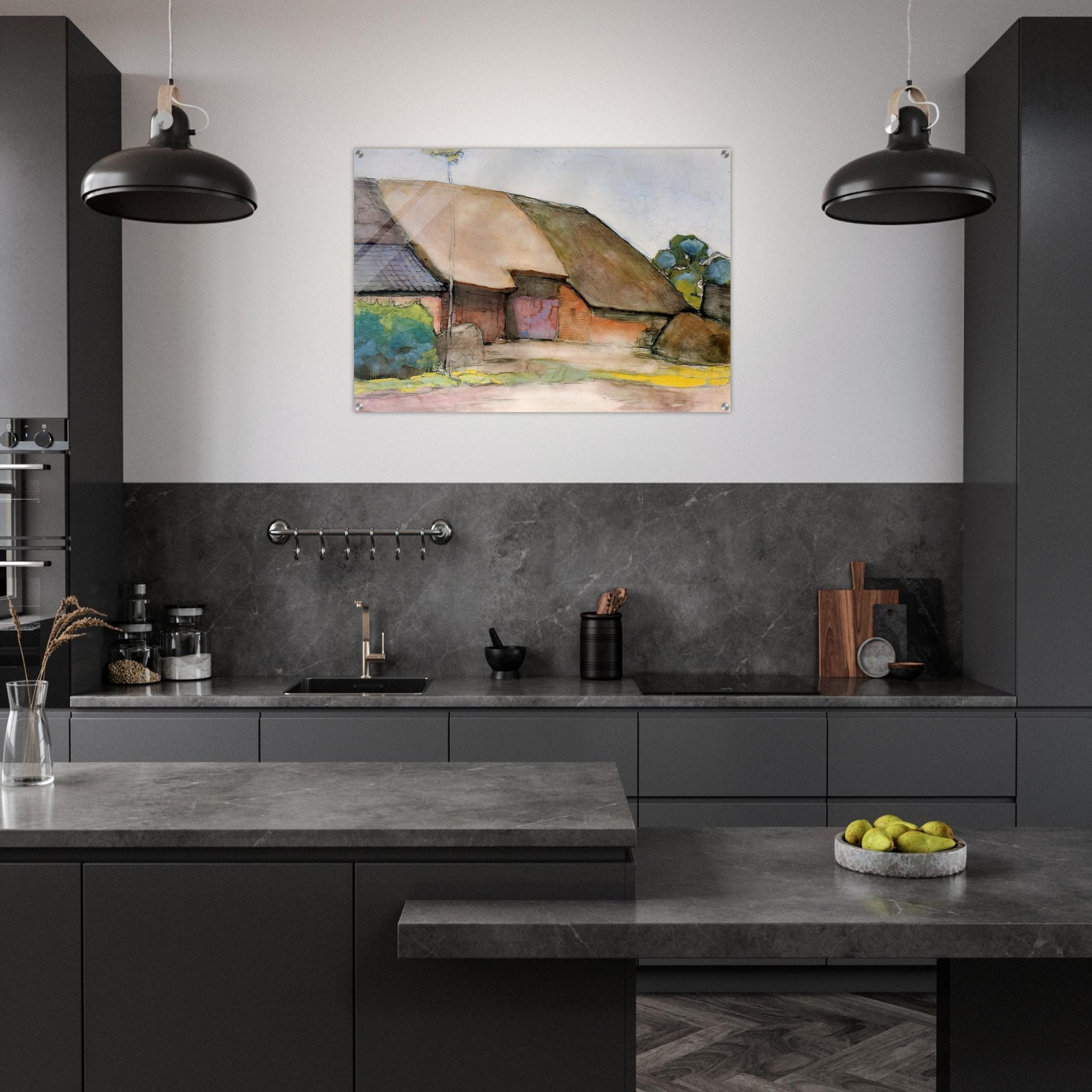 Farm Sun - Piet Mondrian Acrylic Print - 70x100 cm / 28x40″ inches