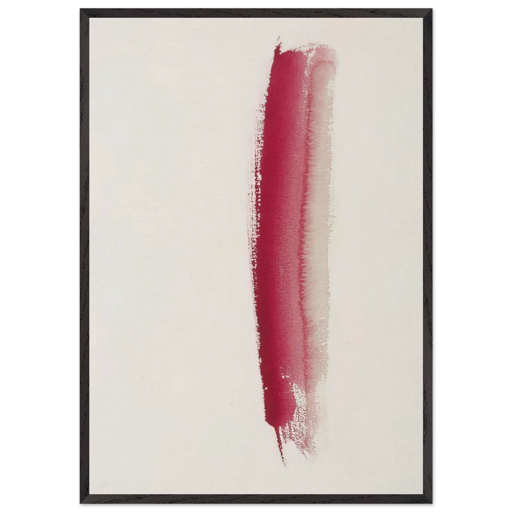 Untitled  SF49-075  - Sam Francis Framed Art Print – Black Wooden Frame - Default Title - -Framed Art Print