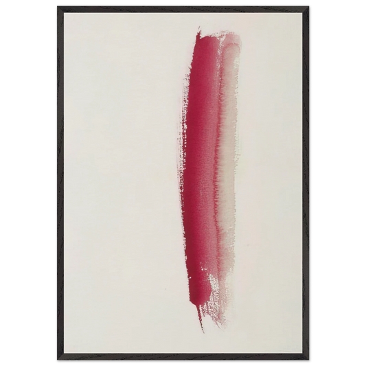 Untitled  SF49-075  - Sam Francis 70x100 cm / 28x40 inches Framed Art Print – Black Wooden Frame