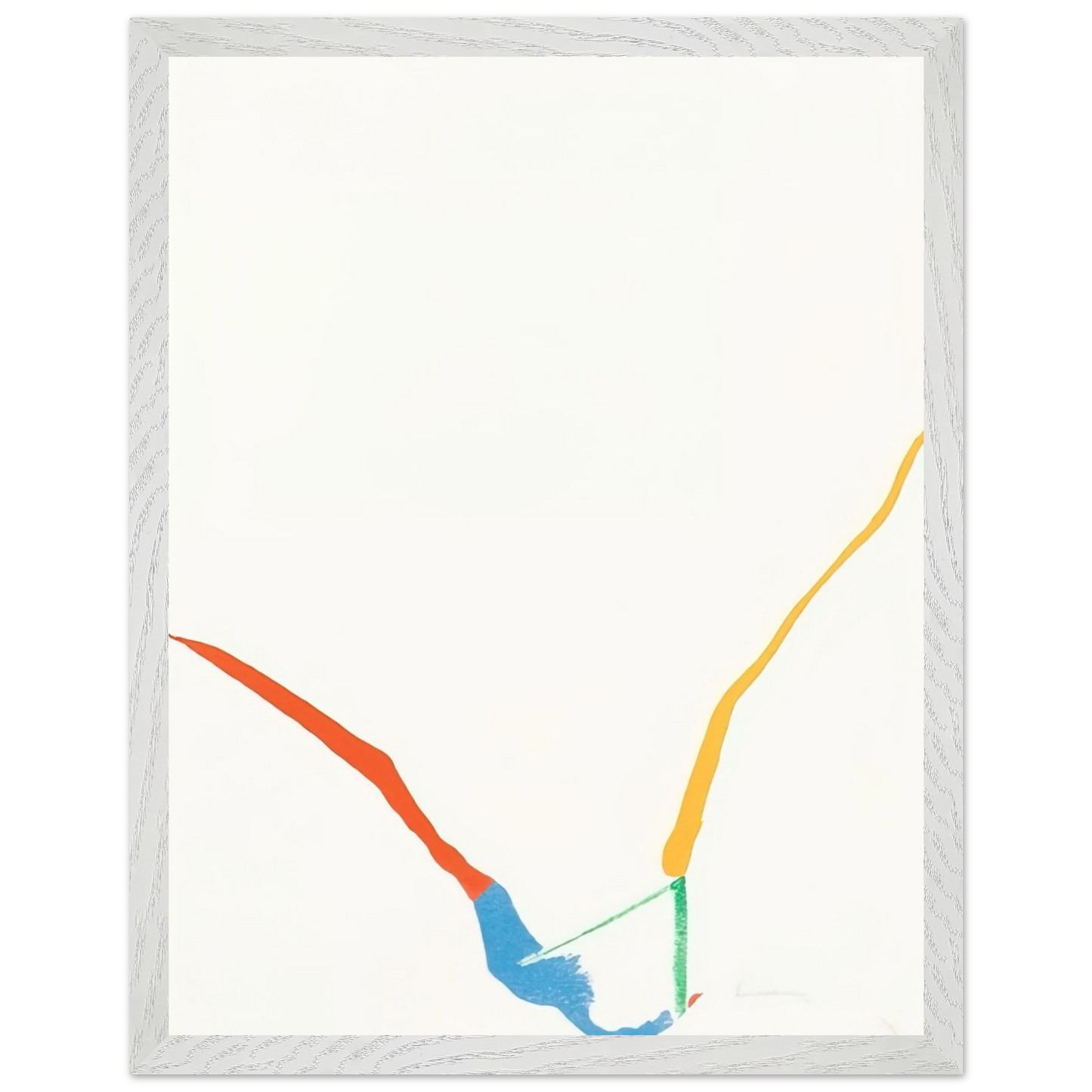 Helen Frankenthaler - What Red Lines Can Do - 1970 Wall art - A1 (59.4 x 84.1  cm) - Fine Art Poster - -