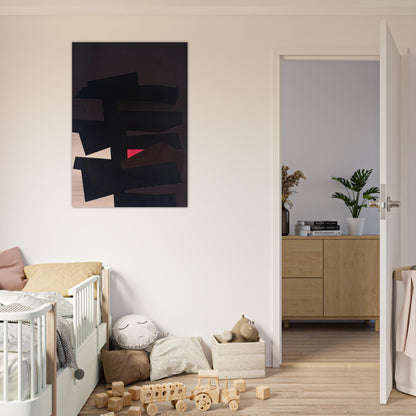 BB #8 - 1962 - Karl Benjamin Brushed Aluminum Print - 70x100 cm / 28x40 inches | Karl Benjamin Aluminum Print | Karl Benjamin Prints