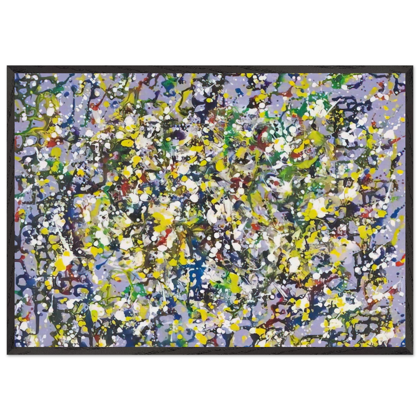 Mousse d Etoiles - Marcel Barbeau Framed Art Print – Black Wooden Frame - Default Title - -Framed Art Print