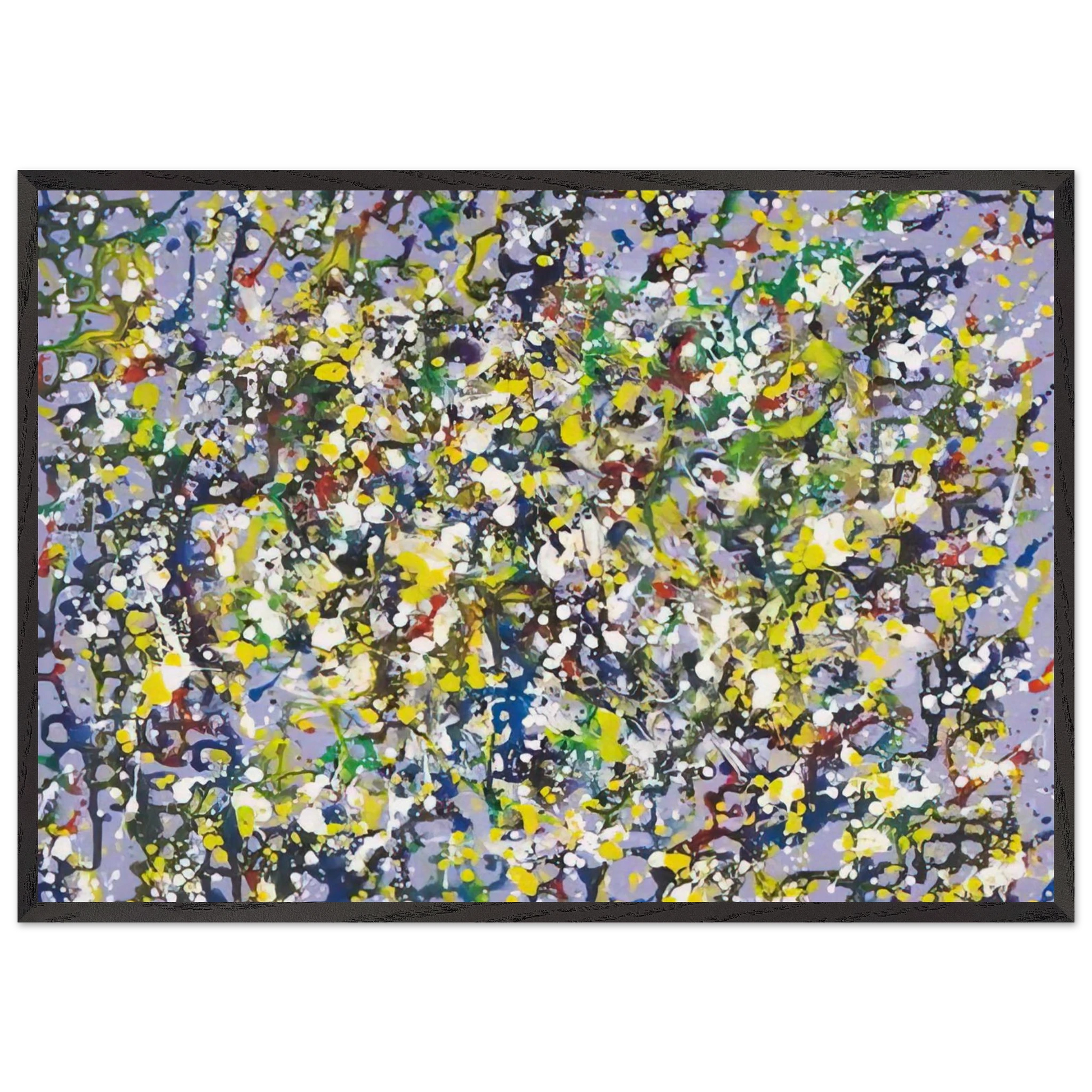 Mousse d Etoiles - Marcel Barbeau Framed Art Print – Black Wooden Frame - Default Title - -Framed Art Print