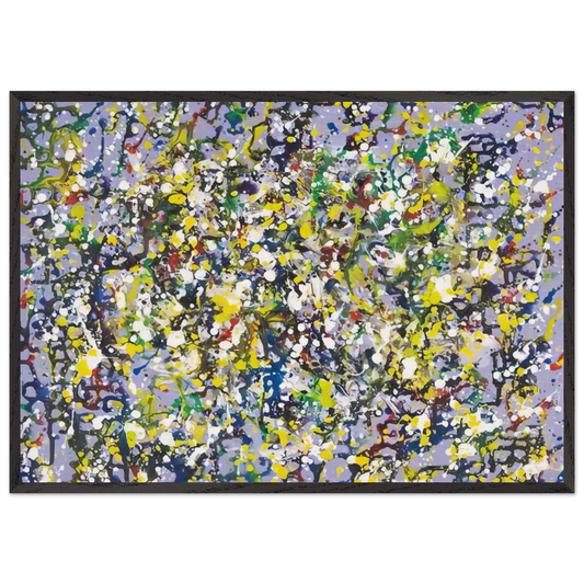 Mousse d Etoiles - Marcel Barbeau Framed Art Print – Black Wooden Frame - Default Title - -Framed Art Print