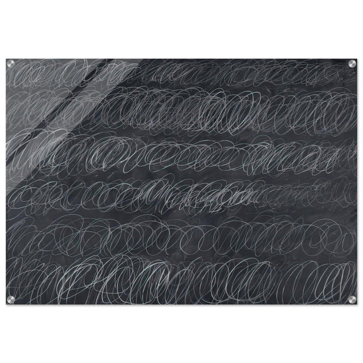 Cold Stream - Cy Twombly Acrylic Print - 70x100 cm / 28x40″ inches