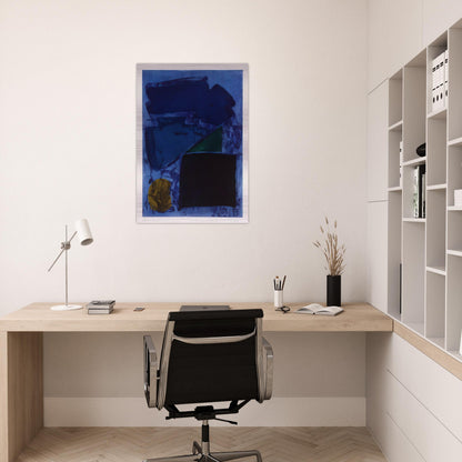 Memphis - 1980 - John Hoyland Brushed Aluminum Print - 70x100 cm / 28x40 inches | John Hoyland Aluminum Print | John Hoyland Prints