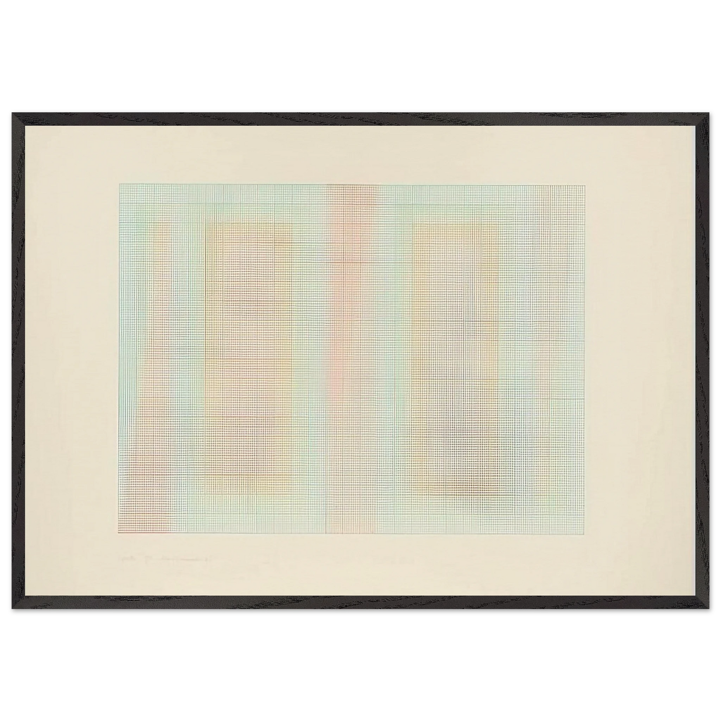 Eighths - 1967 - Mark Lancaster Framed Art Print – Black Wooden Frame - Default Title - -Framed Art Print