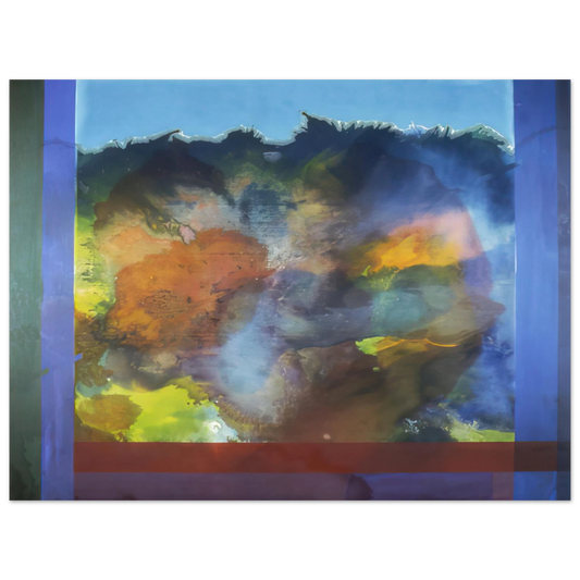 Ronnie Landfield - Ocean Unconscious - 1985 Fine Art Poster - Default Title