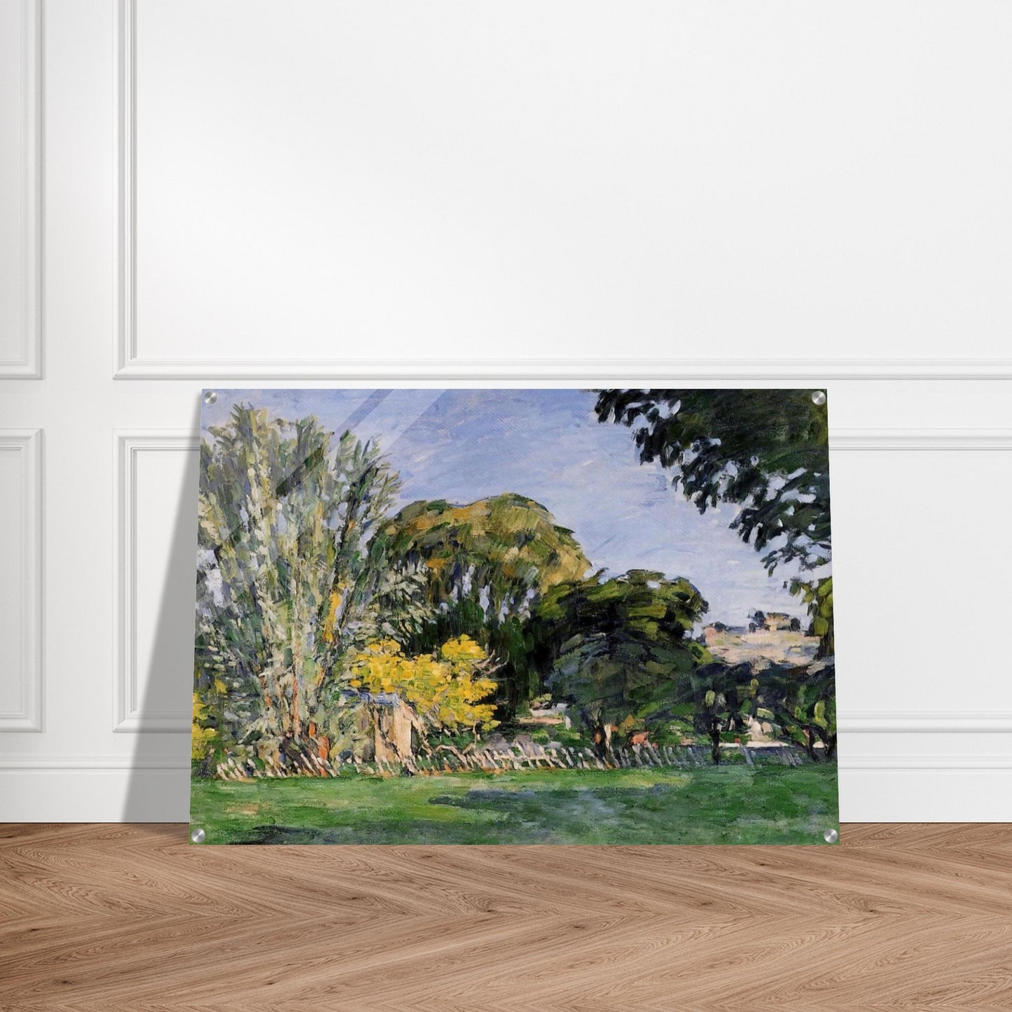 The Trees of Jas de Bouffan - Paul Cézanne Acrylic Print - 70x100 cm / 28x40″ inches