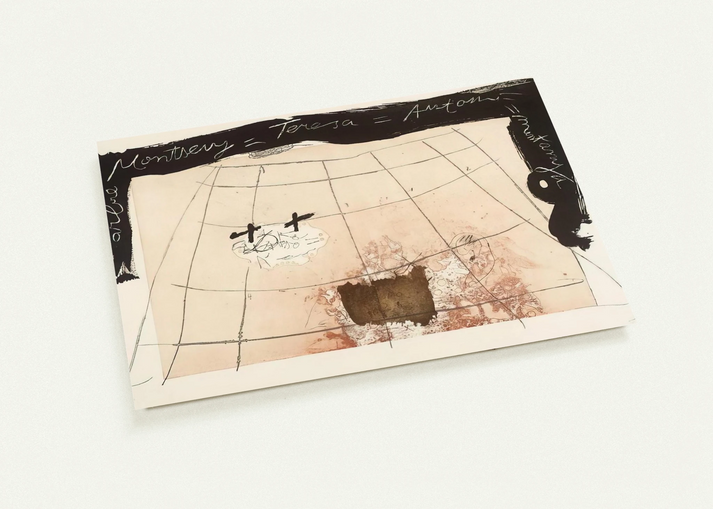 CARTOGRAPHY 1976 By Antoni Tapies Pack of 10 Post Cards | Antoni Tapies Post Cards | A6 (10.5 x 14.8 cm) - 4.1 x 5.8 inches