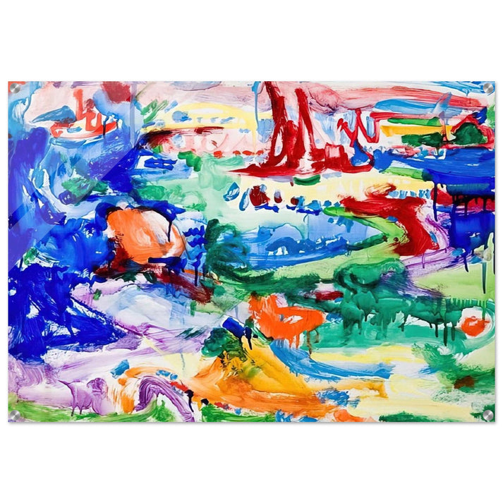 Landscape - Hans Hofmann Acrylic Print - 70x100 cm / 28x40″ inches | Hans Hofmann Wall Art | Hans Hofmann Prints